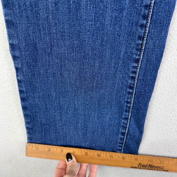 Levi's 415 Classic Bootcut Jeans Womens 16W Mid Rise Blue Stretch Western - Picture 10 of 12